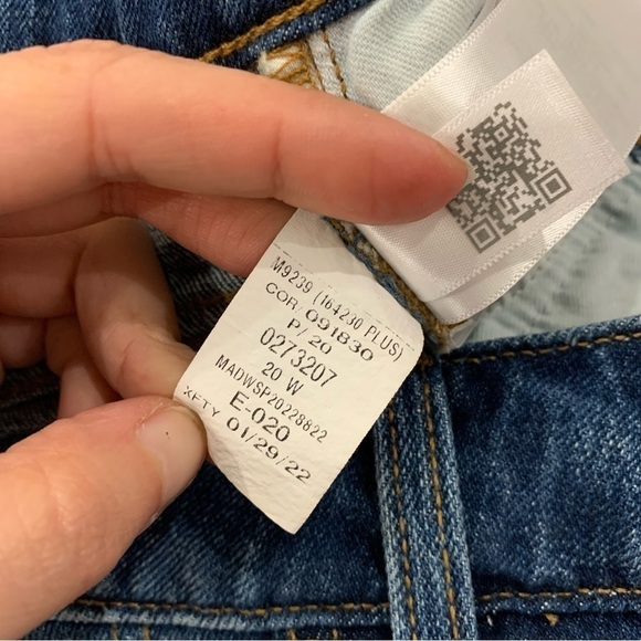 Madewell denim high rise shorts size 20 - Picture 4 of 5